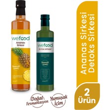 Wefood Ananas Sirkesi 500 ml  + Wefood Detoks Sirkesi 250 ml
