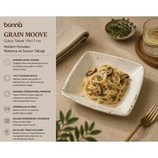 Bonna 2'li Grain Moove Çukur Tabak 19X17 cm