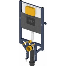 Isvea Durezza Gömme Rezervuar Alçıpan Tipi 8 cm Profil Şasi 3/6 Litre Duvar Içi | 52DR0201I