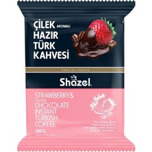 Shazel Çilekli Hazır Türk Kahvesi 100 G Türkiye Menşeli Lezzetli Aromalı Kahve
