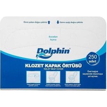 Dolphin Klozet Kapak Örtüsü 250'LI x 20 Paket (Koli)