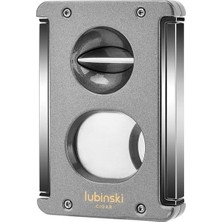 Lubinski Sehpalı-Delicili Premium Puro Kesici Lazer Bıçak Double Cutter Gri (60RING)