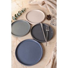 Keramika River Stackable Pasta Tabağı 21 cm 4 Adet 324-399-627-950