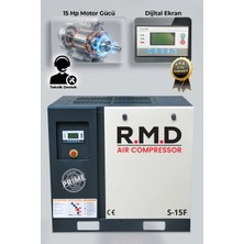 RMD Endüstriyel Ekipmanlar 15 Hp Vidalı Hava Kompresörü (Tek Makine) I S-15F
