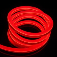 Sakin Enerji Neon Şerit LED 220 Volt Esnek Silikonlu Aydınlatma + Fiş Dahil