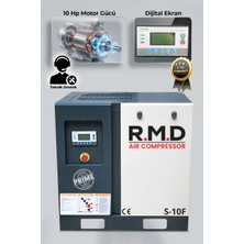 RMD Endüstriyel Ekipmanlar 10 Hp Vidalı Hava Kompresörü (Tek Makine) I S-10F