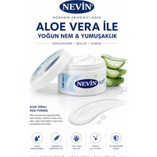 Nevin Aloe Veralı Soft Nemlendirici Bakım Kremi 100 ml - Hızlı Emilim Su Bazlı El Yüz Vücut Kremi