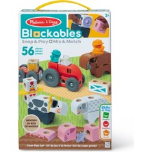 Melissa and Doug Blockables Çiftlik Oyun Seti 56 Parça