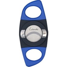 Lubinski Plastik Standlı Puro Kesici Siyah/mavi 60 Ring