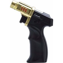 Lubinski Tek Torch Puro Masa Çakmağı Black-Gold