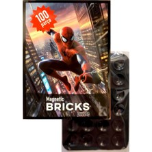 Funnigo Magnetic Brıcks Puzzle 100 Parça+Telefon Tutucu Set-2
