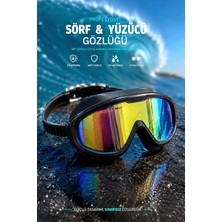 Premini Aynalı Lensli Uv Koruma Sörf ve Yüzme Gözlüğü