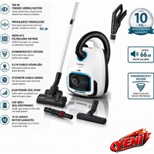 Kumandalı Kontrol Yüksek Performanslı Serie 6 Propower 700W Toz Torbalı Süpürge-Bosch Premium Dizayn