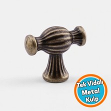 Nzb Metal Kulp Düğme Mobilya Çekmece Mutfak Dolabı Dolap Modern Kapak Kulpları Eskitme Antik Sarı