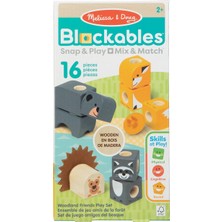 Melissa and Doug Blockables Orman Hayvanları 16 Parça