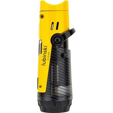 Lubinski Lion Iğneli + Delicili Tek Torch Puro Çakmağı Sarı
