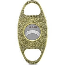 Lubinski Metal Puro Kesici Lazer Bıçak Kabartma Işlemeli Gold (60RING)