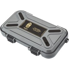 Lubinski Yeni Stil Seyahat Puro Kutusu Humidor Kırılmaz Plastik Gri 5's