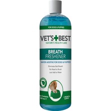 Vet's Best Breath Freshener Köpekler Için Koku Önleyici Ağız Bakım Suyu 500ML