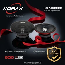 Korax KX-M20600 Oto Hoparlör Takımı (2 Adet)