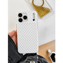 Edelfu iPhone 17 Pro Max Uyumlu - Yanları Şeffaf Arkası Parlak Kapak Desenli Koruyucu Telefon Kılıfı