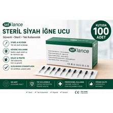Set Inject (Tıpset) Steril Siyah Iğne UCU-100 Adet