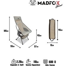 Madfox Airnest Ultra Katlanır Motosiklet Kamp Sandalyesi