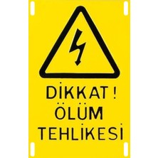 Activ Elektrik Activ Ölüm Tehlike Levhası Ötl 23X15CM 10'lu Paket