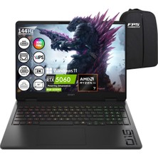 Hp Omen Gaming 16-AP0023NT Ryzen Aı 7-350 RTX5060 16GB Ram 1tb SSD 16" 2k IPS 144Hz W11 C12CSEA Taşınabilir Bilgisayar
