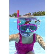 Bestway Çocuklar Için Renkli Dalış Gözlüğü ve Maske Seti, Unicorn Temalı