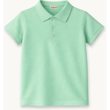 Zeyland Erkek  Çocuk Kısa Kollu Polo Yaka Tshirt  - Yeşil