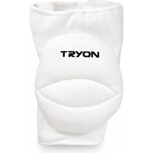 Tryon Unisex Yetişikin Voleybol Dizliği Diz Koruyuculu Beyaz