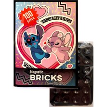 Funnigo Magnetic Brıcks Puzzle 100 Parça+Telefon Tutucu Set-13