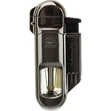Lubinski Yeni Stil Delicili Dört Torch Puro Çakmağı Gunmetal LB-151