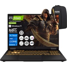 Asus FX608JMR I7-14650HX RTX5060 16GB Ram 2tb SSD 16" Wuxga IPS 165Hz W11 Taşınabilir Bilgisayar