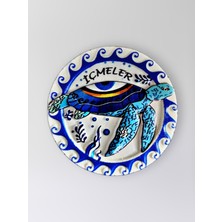 Mundy Içmeler Polyester Kabartmalı Kaplumbağalı Magnet 7 cm Dekoratif Hediyelik Buzdolabı Süsü (KOD:1314)