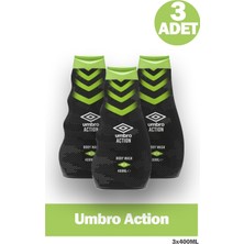Umbro Action Erkek Vücut Yıkama Duş Jeli Şampuanı 400 ml 3 Adet