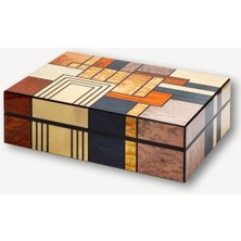Lubinski Ispanyol Sedir Puro Kutusu Humidor Abstract 30S LB-002