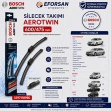 Bosch Orijinal 3397118980 1Q2955425 Aerotwin Silecek Takımı 600/475 mm Jetta Uyumlu