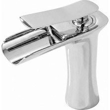 Dellora Edge Kısa Lavabo Bataryası Parlak Krom