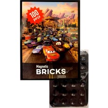 Funnigo Magnetic Brıcks Puzzle 100 Parça+Telefon Tutucu Set-11