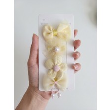 My Vintage 4 Adet Toka Seti – Renkli Figürlü ve Çiçekli Kurdale Tokalar