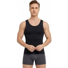 Formactive Erkek Günlük Askılı Dikişsiz Korse Atlet – Slim Fit, Rahat ve Esnek Iç Giyim - 4600