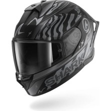 Shark Skwal Cup Speed-Fancy Siyah-Gri Kapalı Kask (Pınlock Hediyelidir)