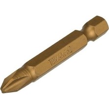 Karaaliler Bits Mıknatıslı Sıkma Ucu Titanyum Altın Seri Ekstra Güçlü PH2X50 Matkap Uçlu Sac Vidaları Için