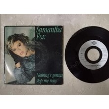 Plakperest Samantha Fox - Nothıng’s Gonna Stop Me Now - 1987 Fransa Basım 45 Lik Plak