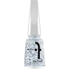 Aesco Yoğun Simli Şeffaf Oje - Glitter Nail Enamel GL001 Stardust
