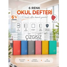 Icon Contra Pp Kapak Spiralli 120 Yaprak A4 Çizgisiz 6 Adet Defter