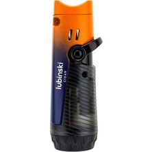 Lubinski Lion Çift Torch Puro Çakmağı Orange Ice LB-180