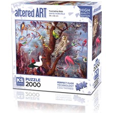  ks games puzzle 2000 parça fascinating birds 22515